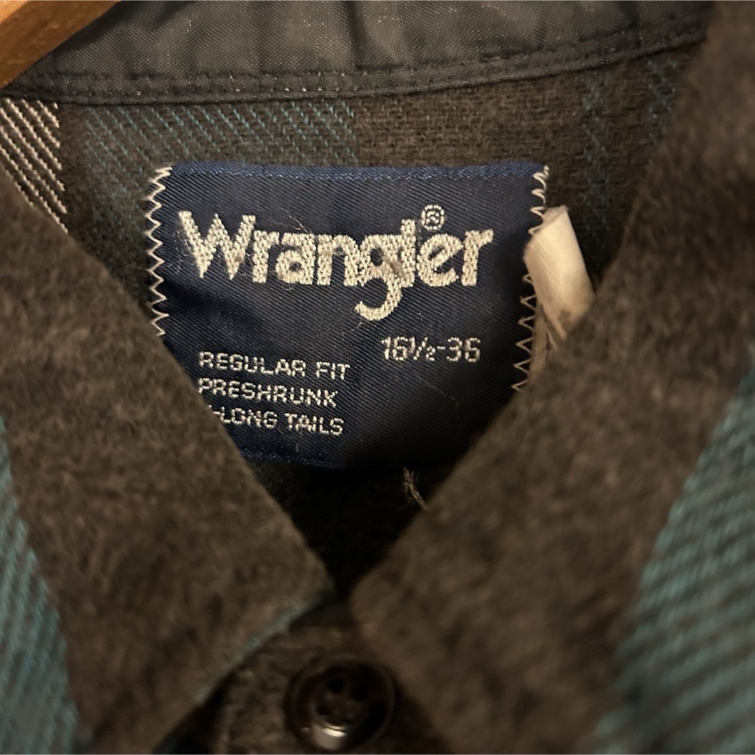 Wrangler(ラングラー)の【レア】90s Wrangler オーバーサイズ　ネルシャツ ロングモデル XL メンズのトップス(シャツ)の商品写真