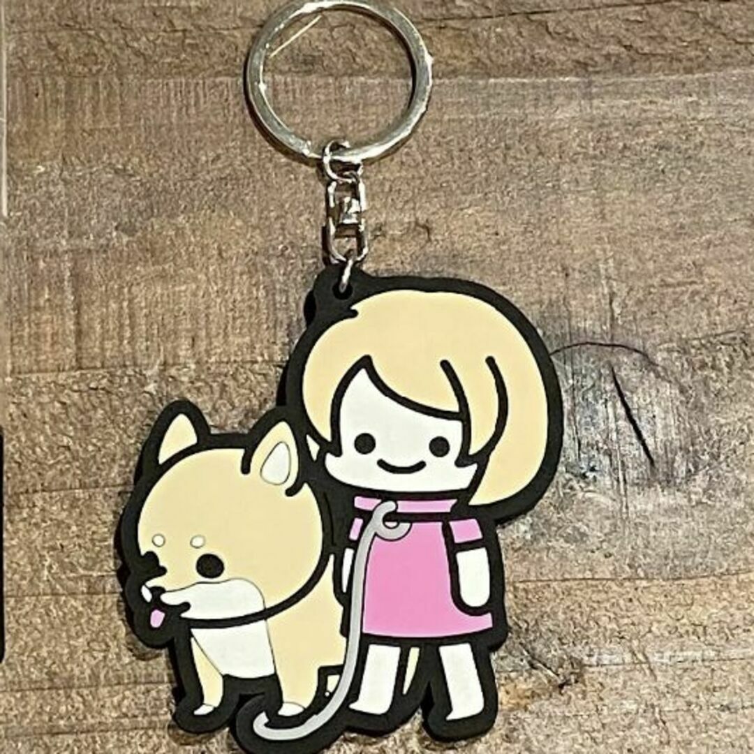 新品 cune キューン 女の子 ガール しば犬 柴犬 キーホルダー