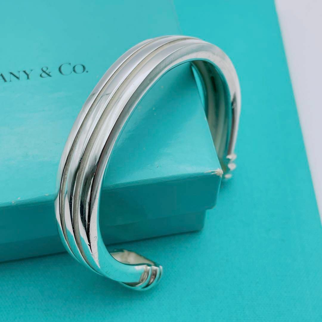 Tiffany & Co. バングル　グルーブド　カフ　シルバー925ゆひブランドshop