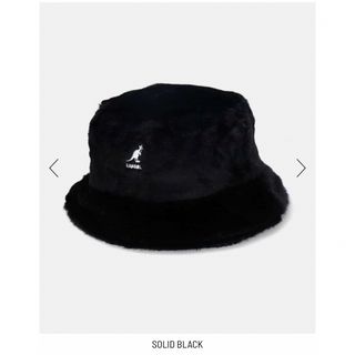 カンゴール(KANGOL)のカンゴール バケットハット ファー ブラック 新品未使用(ハット)