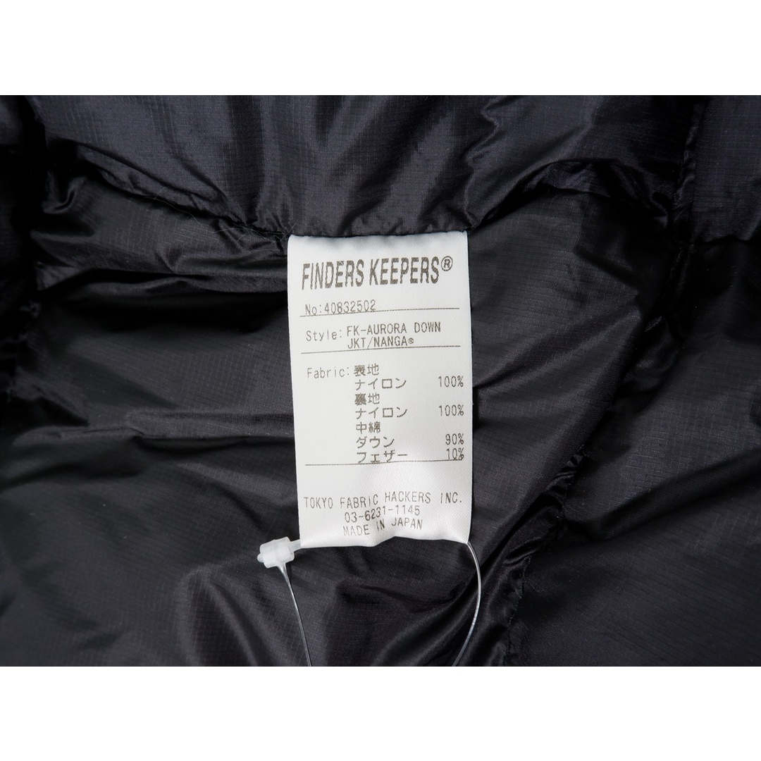 FINDERS KEEPERSファインダーズキーパーズ ×NANGAナンガ ダウンジャケット新品【L】【MJKA73704】 メンズのジャケット/アウター(その他)の商品写真