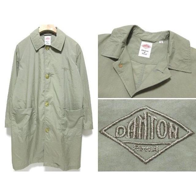 DANTON - 美品 15SS DANTON ナイロンタフタ ステンカラーコート 34 ...