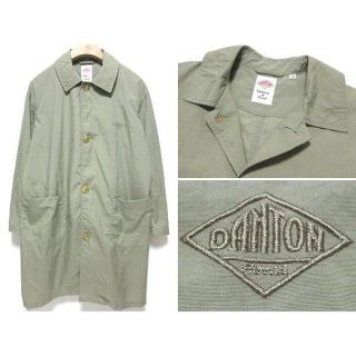 ダントン(DANTON)の美品 15SS DANTON ナイロンタフタ ステンカラーコート 34 男女兼用(スプリングコート)