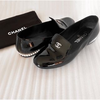 シャネル(CHANEL)のCHANEL シャネル　ココマーク　ローファー　フラット　オペラシューズ　美品(ローファー/革靴)