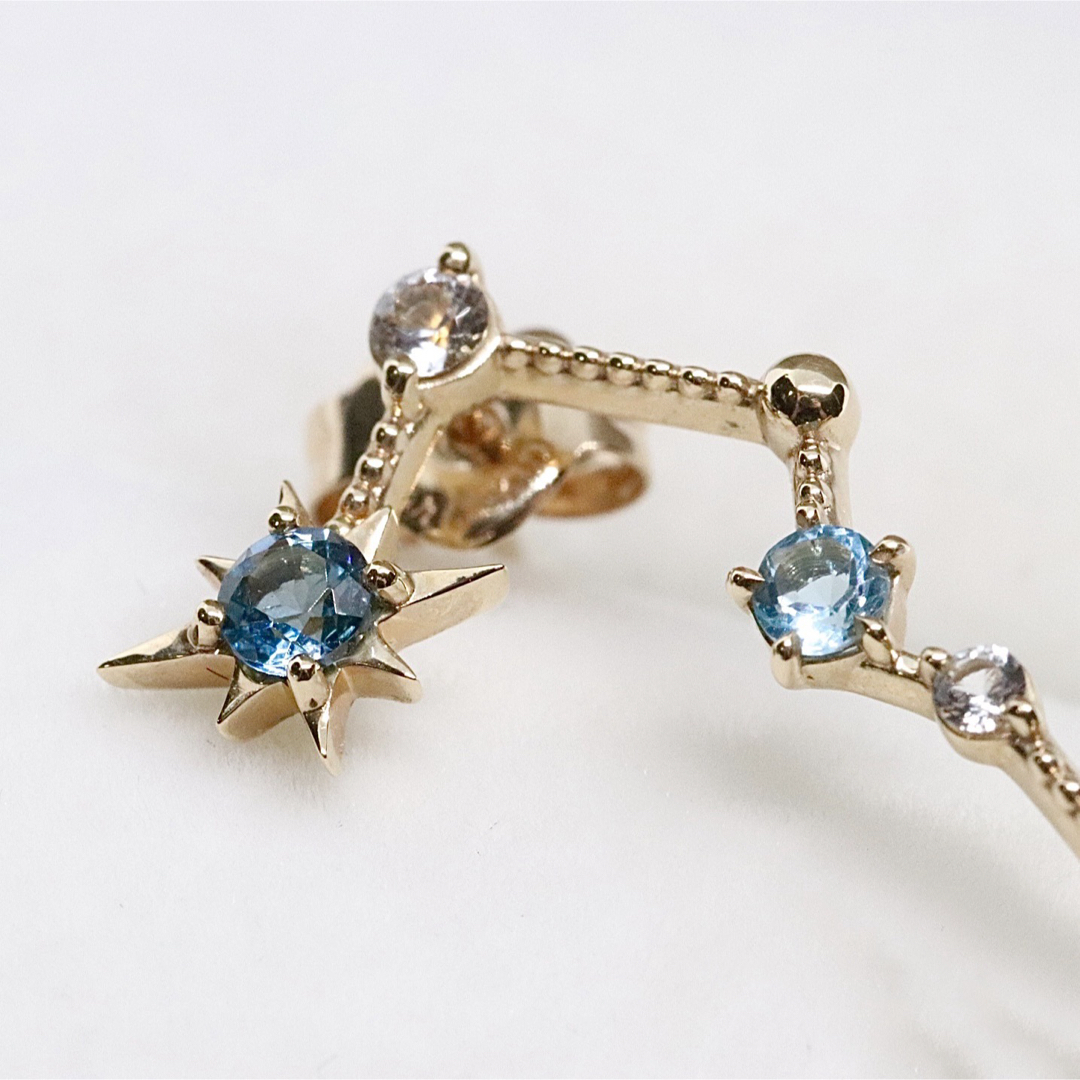 STAR JEWELRY(スタージュエリー)のCONSTELLATION スタージュエリー ピアス カフ K10 北斗七星 レディースのアクセサリー(ピアス)の商品写真