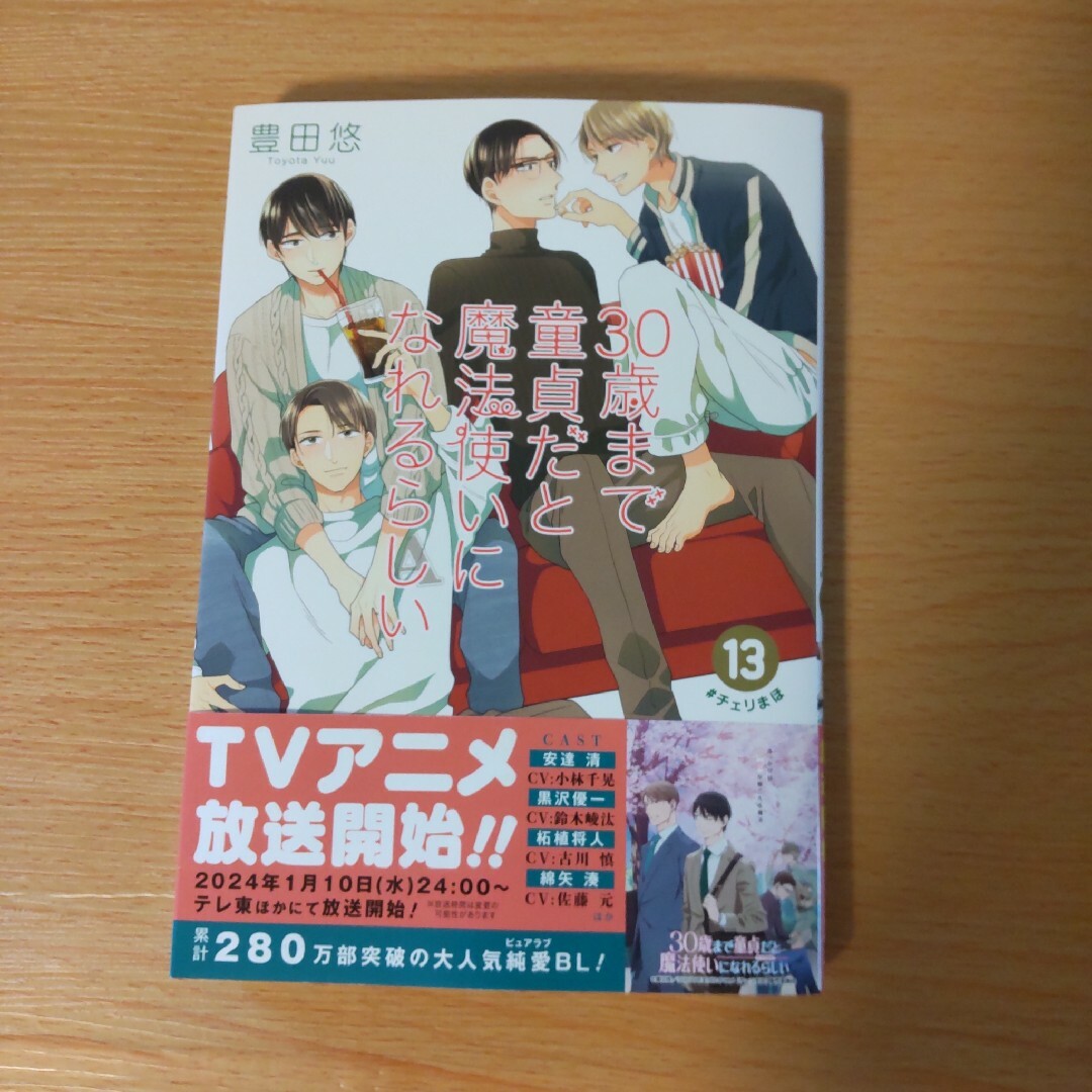 30歳まで童貞だと魔法使いになれるらしい 13巻 エンタメ/ホビーの漫画(ボーイズラブ(BL))の商品写真