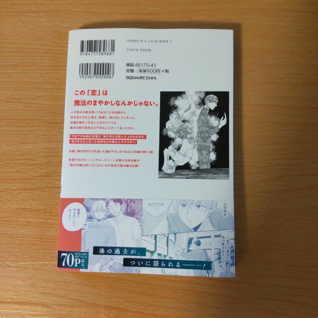 30歳まで童貞だと魔法使いになれるらしい 13巻 エンタメ/ホビーの漫画(ボーイズラブ(BL))の商品写真