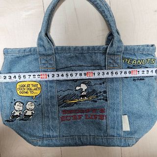 スヌーピー(SNOOPY)のルートートスヌーピー　デニム　ルートート　SNOOPY　ROOTOTE  バッグ(トートバッグ)