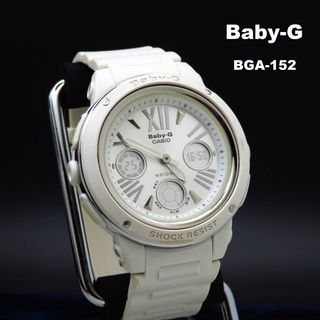 カシオ(CASIO)のBaby-G BGA-152 ホワイト (腕時計)