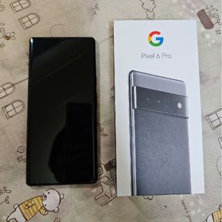 グーグルピクセル(Google Pixel)のGoogle Pixel6 pro Stormy Black 128G 本体(スマートフォン本体)