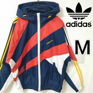 オリジナルス(Originals（adidas）)のアディダス ナイロンジャケット 赤紺 メンズ SPRT US ウインドブレーカー(ナイロンジャケット)