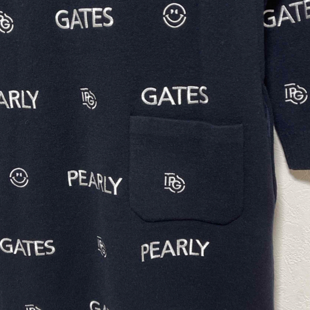 PEARLY GATES(パーリーゲイツ)の新品未使用　ニットワンピース レディースのワンピース(ひざ丈ワンピース)の商品写真