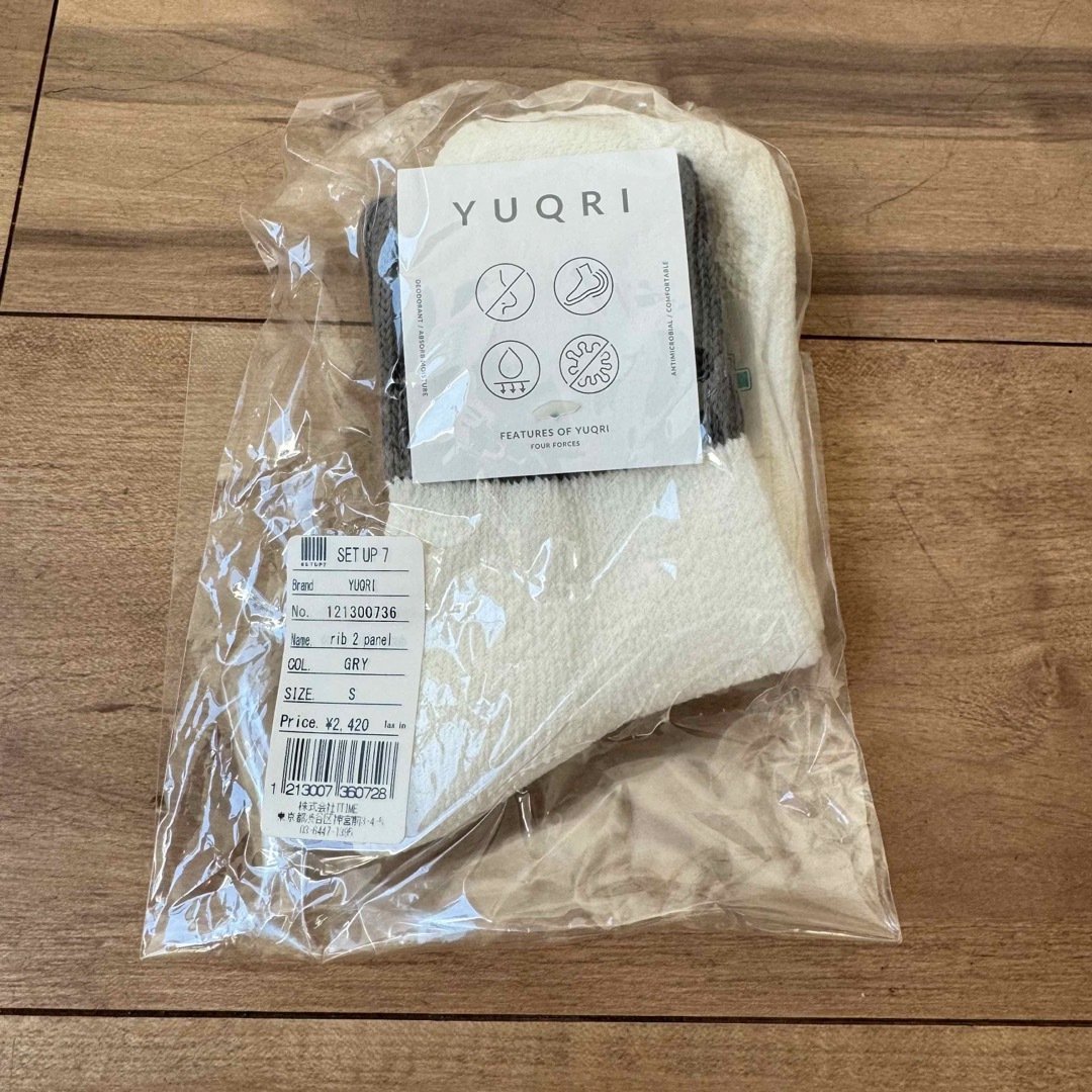 【新品未開封】YUQRI comfy pile double rib レディースのレッグウェア(ソックス)の商品写真