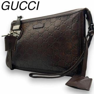 Gucci - グッチ メンズ レディース巾着バッグ ゴールド金具 の通販 by ...