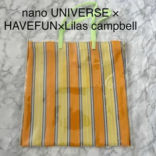 ナノユニバース(nano・universe)のnano universe ナノユニバース コラボ ストライプトートバッグ(トートバッグ)