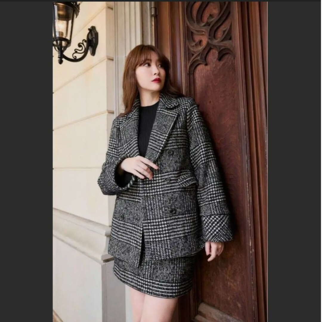 Her lip to - 23AW Hemingway Check Tweed Jacketの通販 by shop