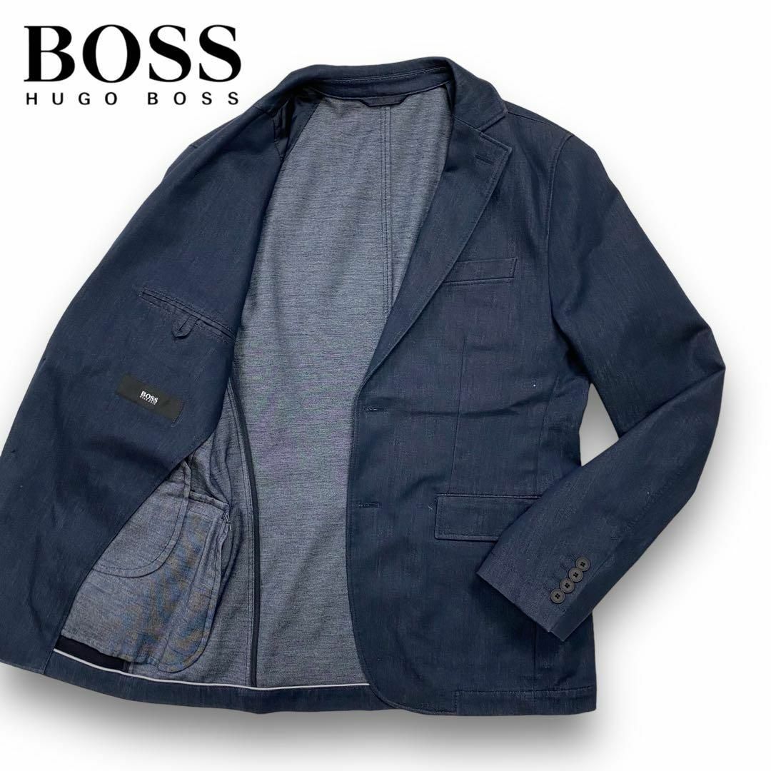 新品と同等SHUGO BOSS デニム テーラードジャケット