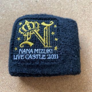 リストバンド　黒　水樹奈々　ライブグッズ　LIVE CASTLE 2011(その他)