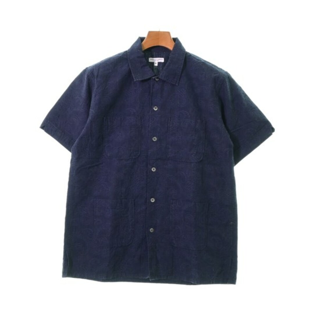 Engineered Garments カジュアルシャツ S 紺普通裏地