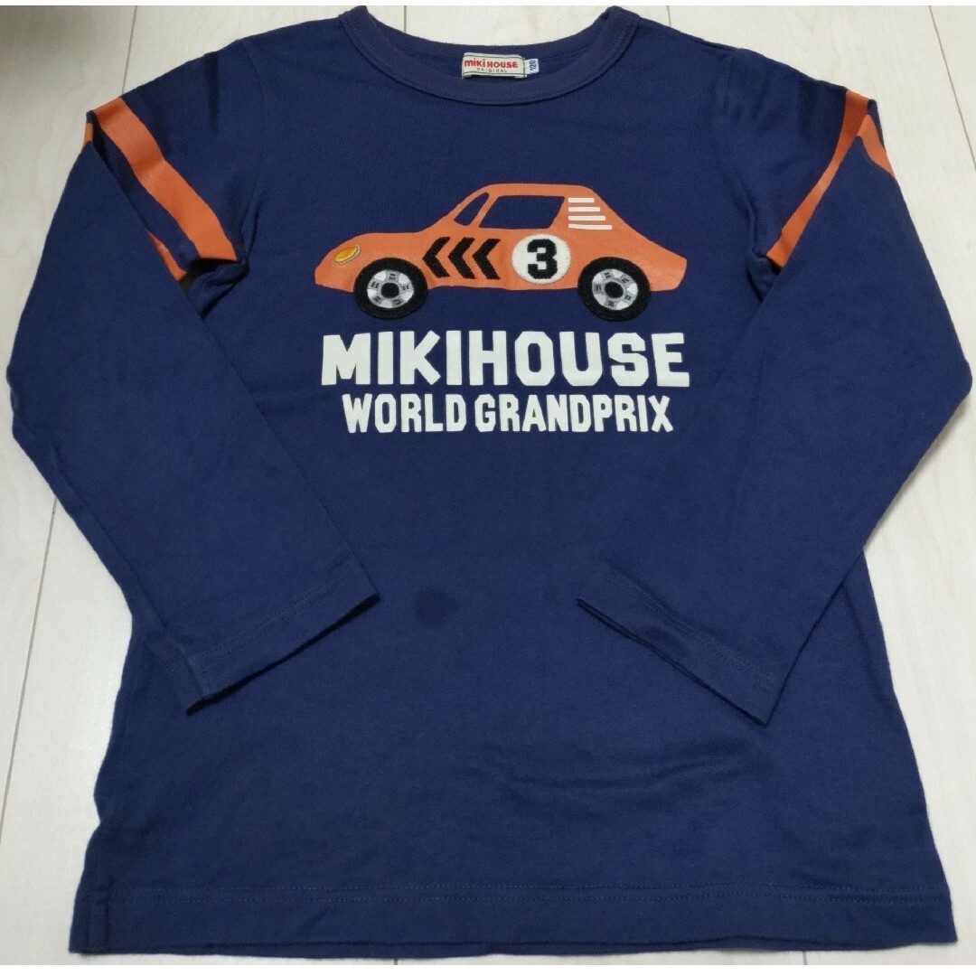 mikihouse(ミキハウス)の❌　120　ミキハウス　ダブルビー　長袖Ｔシャツ　セット キッズ/ベビー/マタニティのキッズ服男の子用(90cm~)(Tシャツ/カットソー)の商品写真