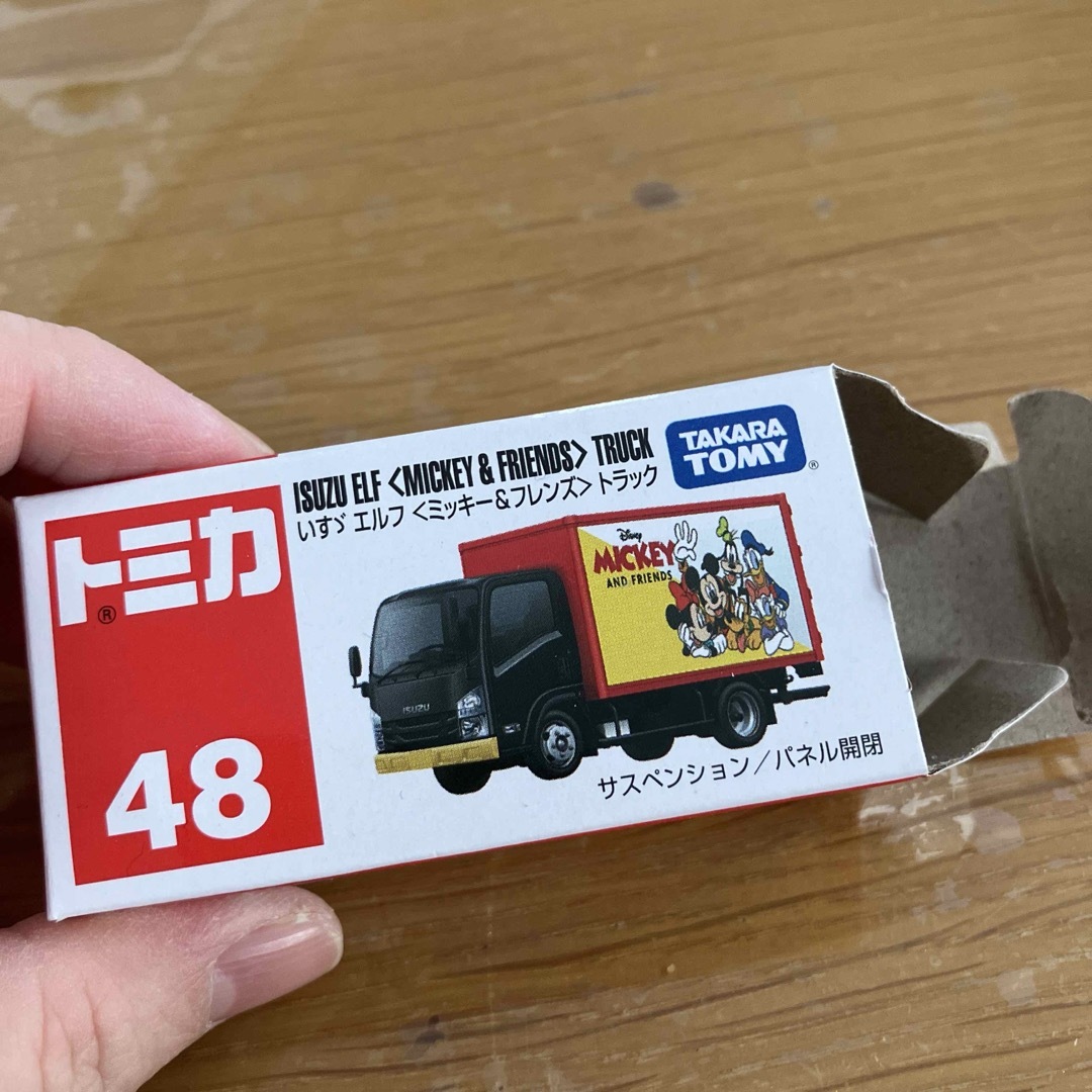 箱付き　トミカいすゞミッキー＆フレンズトラック エンタメ/ホビーのおもちゃ/ぬいぐるみ(ミニカー)の商品写真