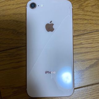 アイフォーン(iPhone)のiPhone 8 64 GB 背面割れ　本体(スマートフォン本体)