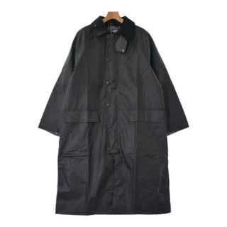 バーブァー(Barbour)のBarbour バブアー ステンカラーコート 40(M位) 黒 【古着】【中古】(ステンカラーコート)