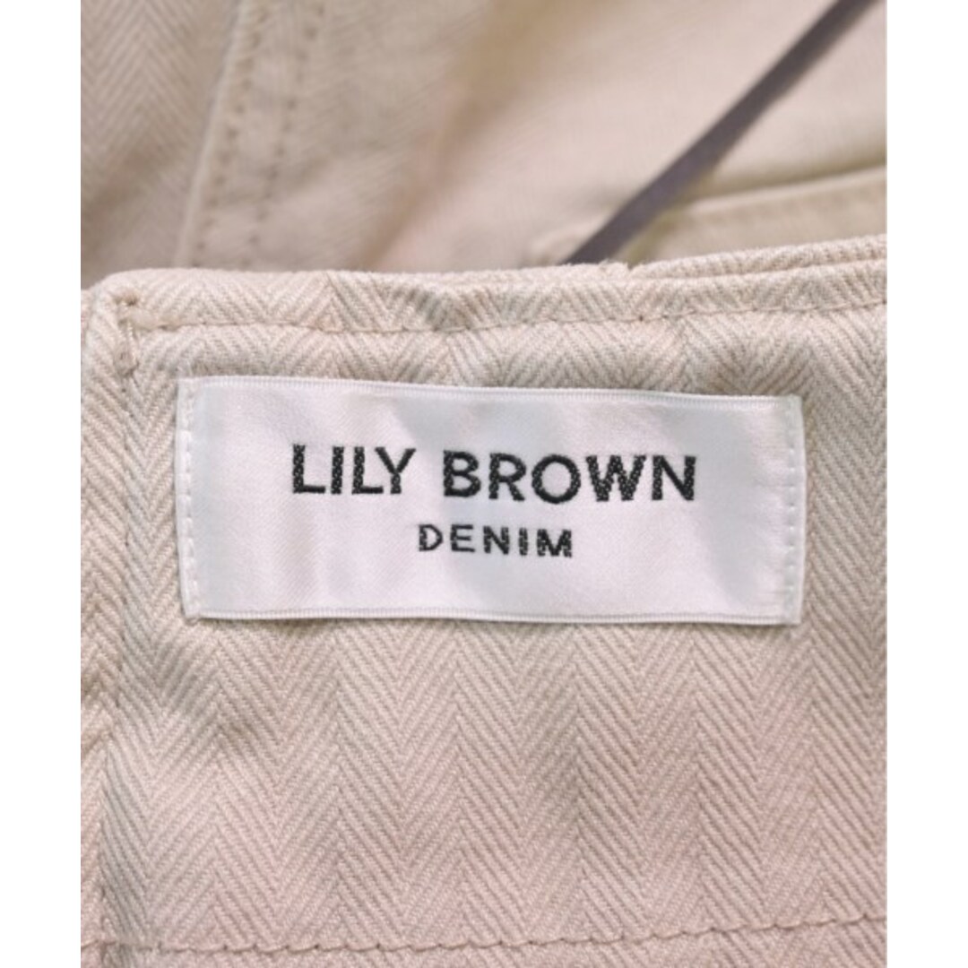 Lily Brown(リリーブラウン)のLILY BROWN リリーブラウン パンツ（その他） 0(XS位) ベージュ 【古着】【中古】 レディースのパンツ(その他)の商品写真