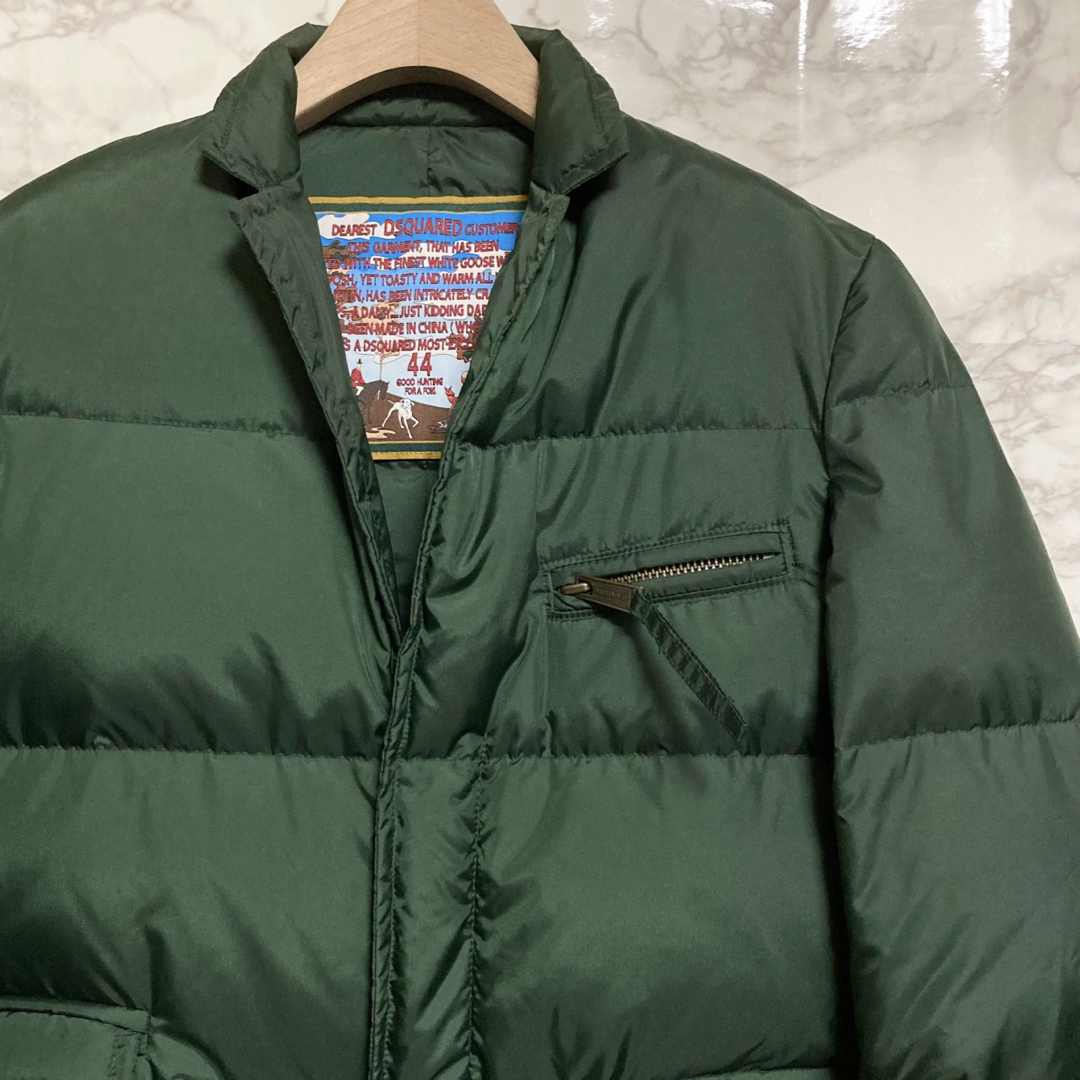 DSQUARED2 - 【極美品 06AW LOOK24】DSQUARED2 バックロゴ ダウン DSQUARED2 - 【極美品 06AW LOOK24】DSQUARED2 バックロゴ ダウン
