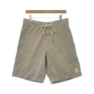 ステューシー(STUSSY)のSTUSSY ステューシー ショートパンツ 32(L位) ベージュ 【古着】【中古】(ショートパンツ)