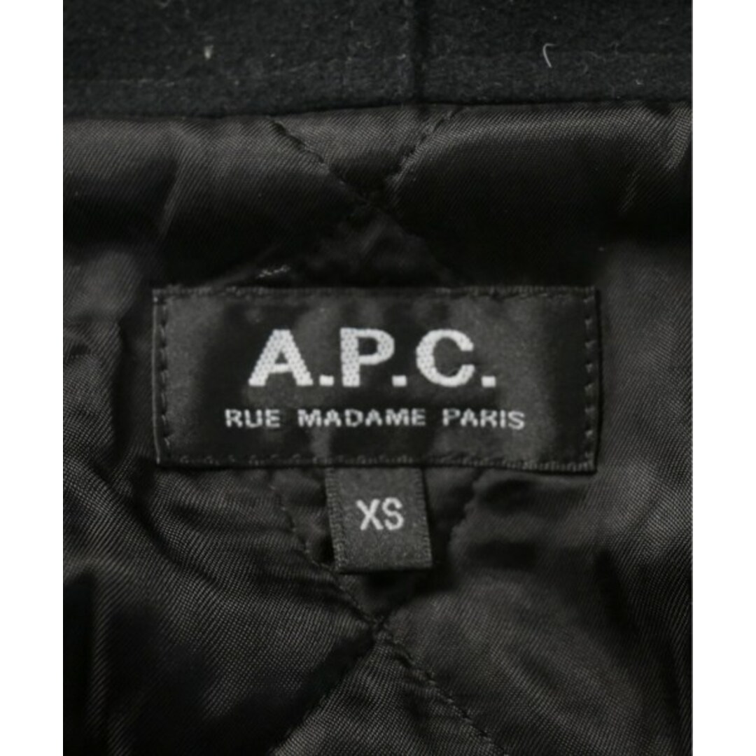 A.P.C. アーペーセー モッズコート XS 黒 【古着】【中古】 メンズのジャケット/アウター(モッズコート)の商品写真