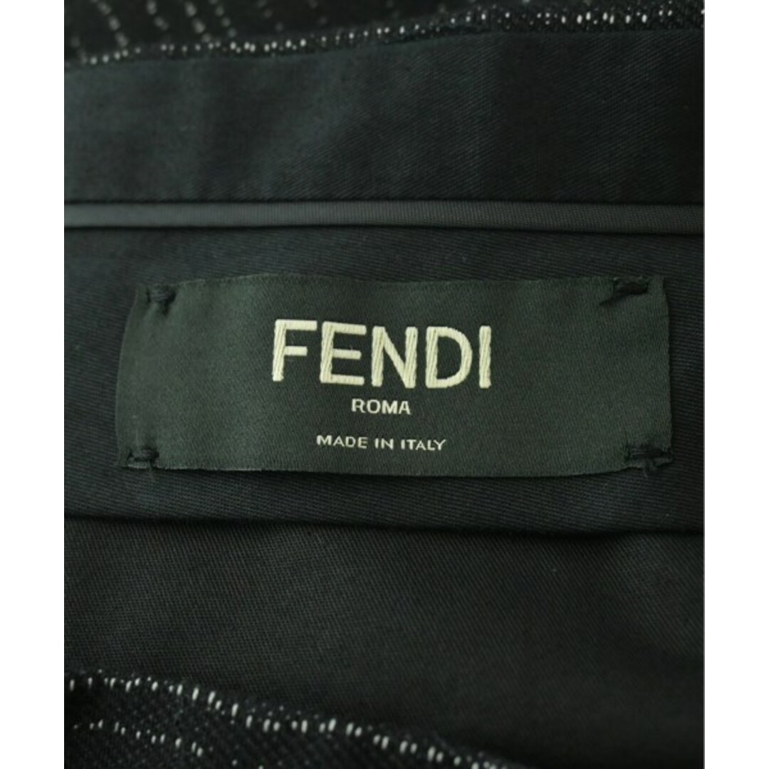 FENDI(フェンディ)のFENDI フェンディ パンツ（その他） 48(L位) 黒(ストライプ) 【古着】【中古】 メンズのパンツ(その他)の商品写真