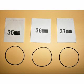 大きなサイズの時計用防水パッキン（Oリング）　太さ：0.8㎜　内径：（ご指定）㎜(その他)