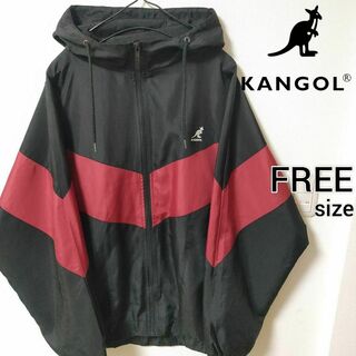 KANGOL - カンゴール ナイロンジャケット 白黒 KANGOL ブルゾン