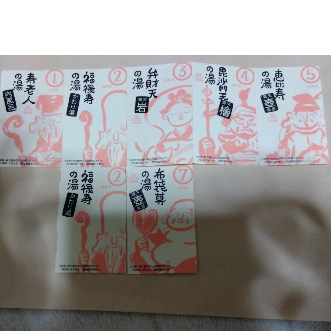 天然温泉　太田市　安眠の湯　回数券 エンタメ/ホビーのコレクション(その他)の商品写真