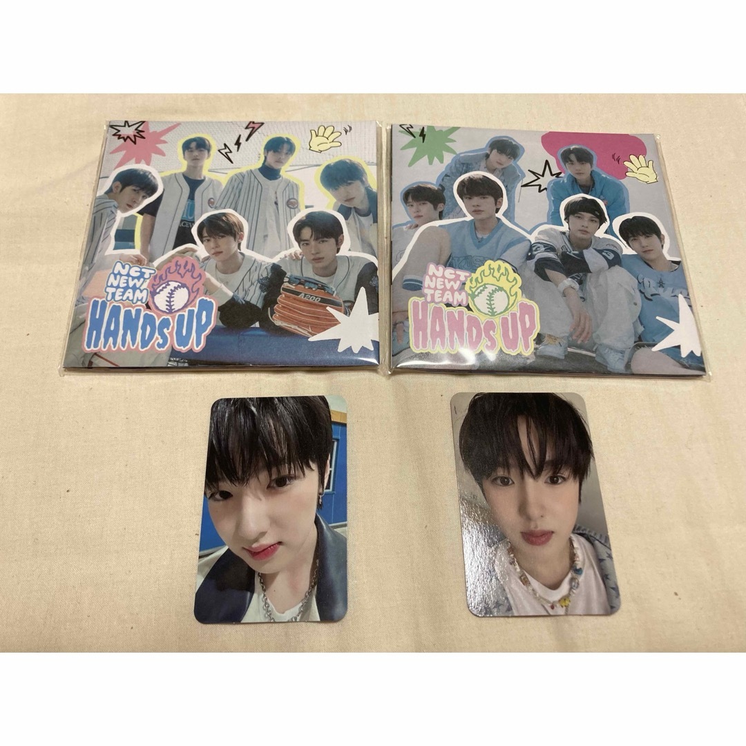 GINGER掲載商品】 NCT NEW TEAM HANDS UP mumo トレカ セット - CD