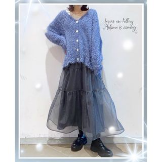 ローリーズファーム(LOWRYS FARM)の【今期】ローリーズファーム♡チュールティアードスカート♡ミスティック、kbf(ロングスカート)