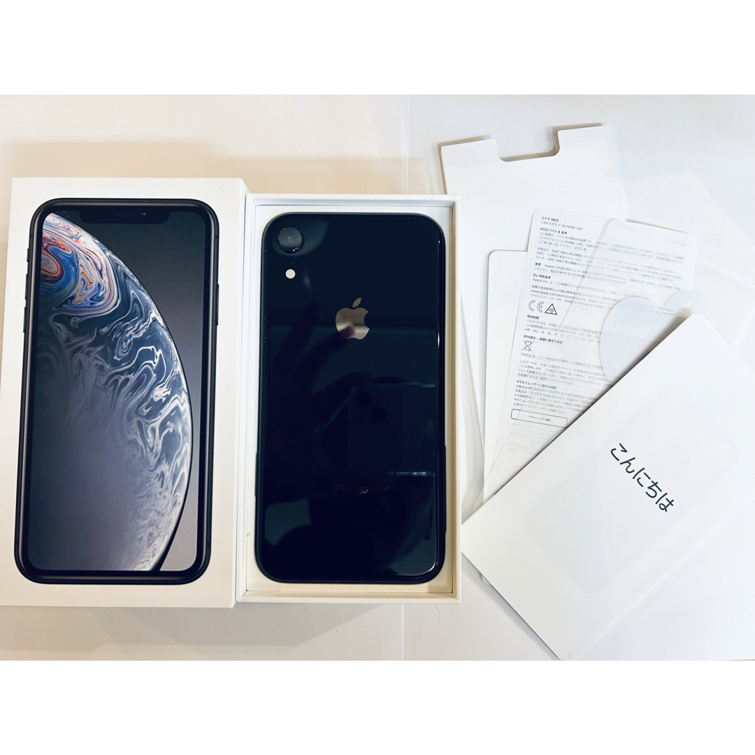 iPhoneXR 128GB SIMフリー　ブラック　綺麗です！