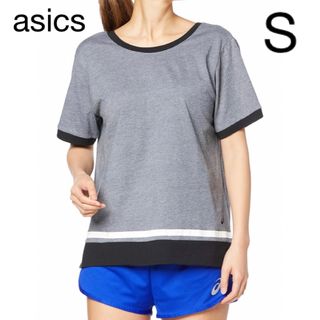 アシックス(asics)のアシックス　S レディース　トレーニングウエア カラーブロック半袖シャツ(Tシャツ(半袖/袖なし))