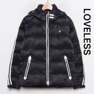 ラブレス(LOVELESS)のLOVELESSラブレス アウター　ダウンジャケット　メンズ　ブラック　カモフラ(ダウンジャケット)