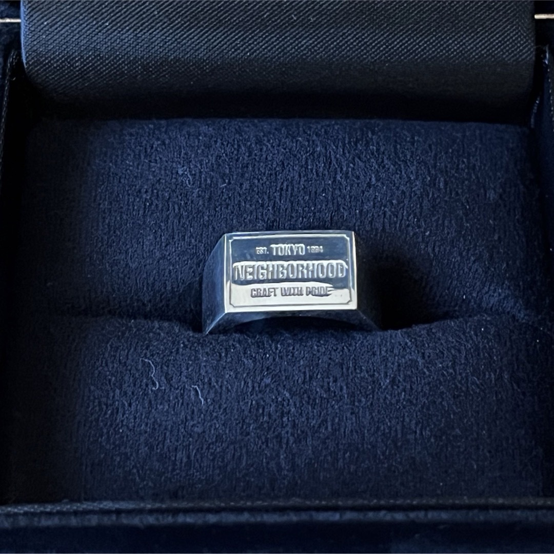 NEIGHBORHOOD(ネイバーフッド)の23SS NEIGHBORHOOD SILVER SIGNET RING 15号 メンズのアクセサリー(リング(指輪))の商品写真