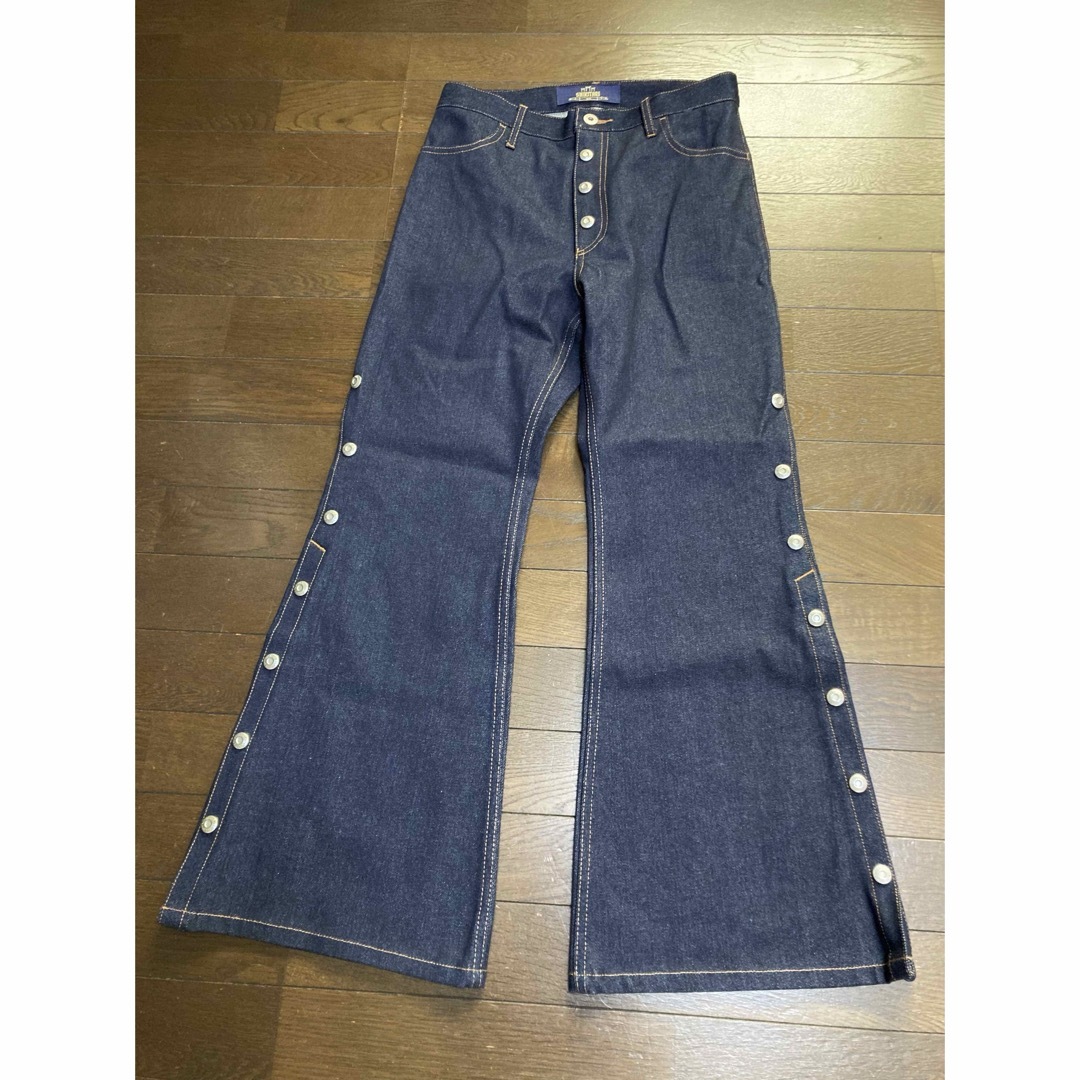 参議院 ☆SHIKITARI☆SIDE SNAP BELL BOTTOM DENIM | xm-va.com