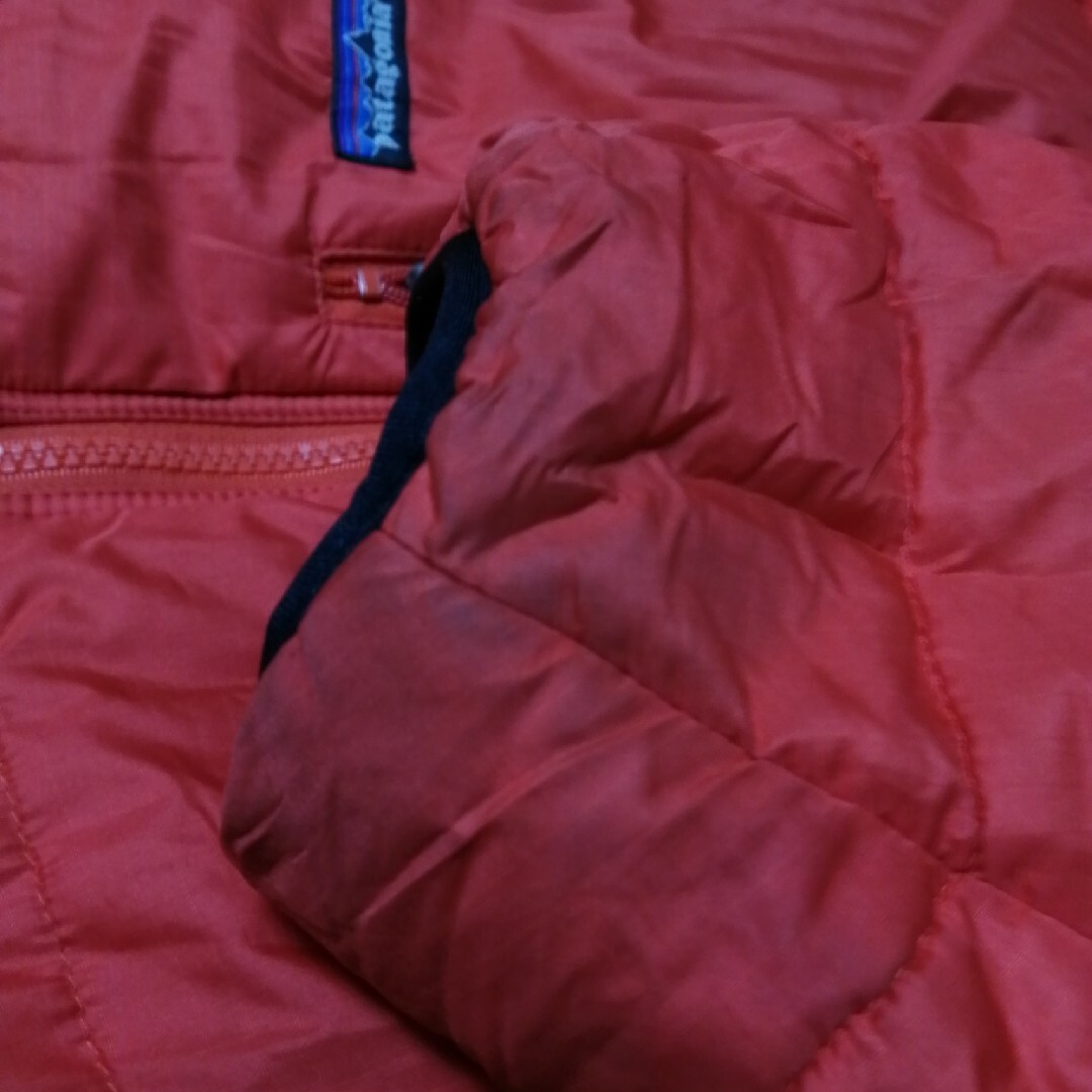 patagonia(パタゴニア)のpatagonia ダスパーカー　2001年製　ポップオレンジ メンズのジャケット/アウター(ダウンジャケット)の商品写真