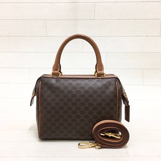 セリーヌ(celine)の☆良品・シリアル付☆CELINE マカダム 希少スモールボストンバッグ 2way(ハンドバッグ)