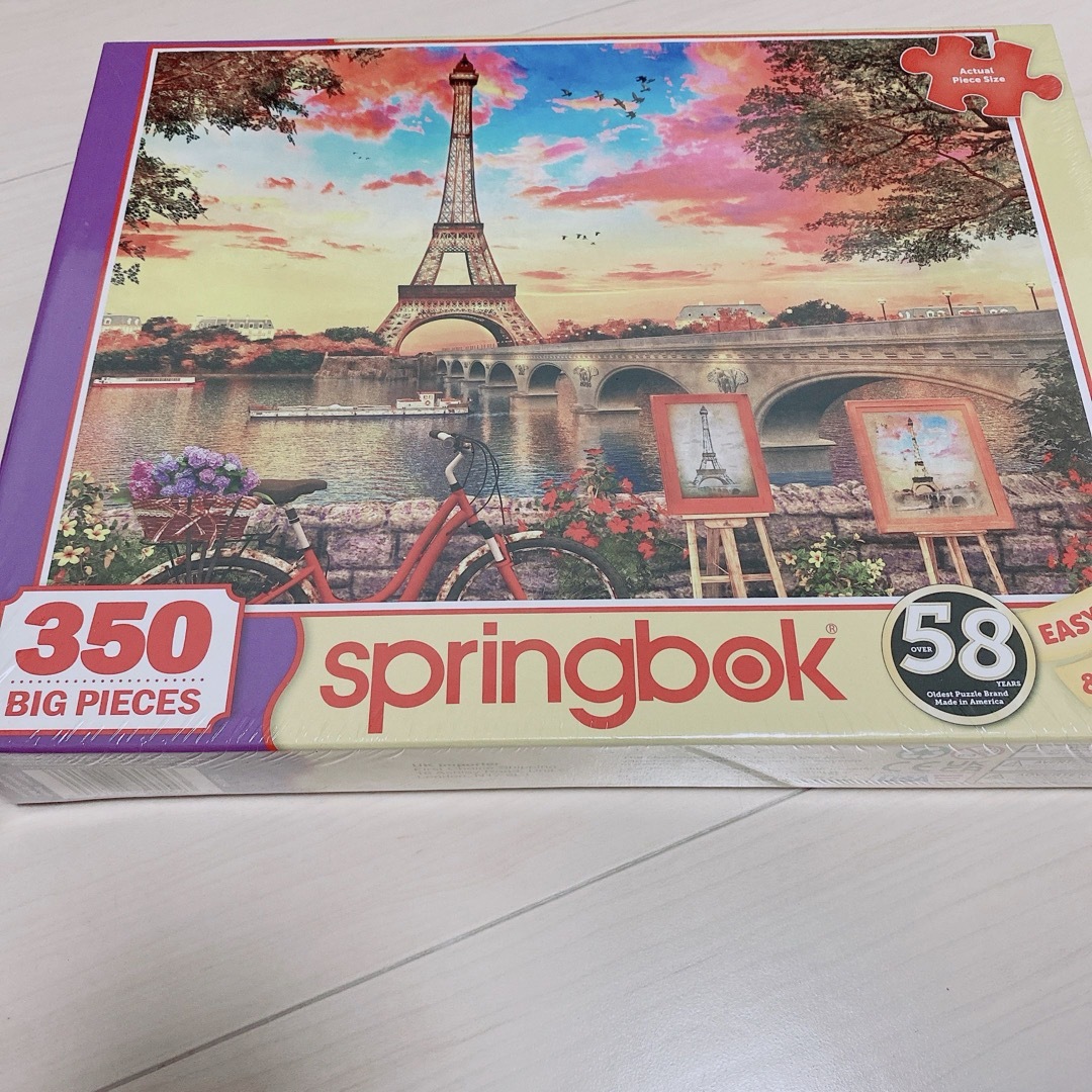 Springbok's 350 Piece ジグソーパズル　パリの夕暮れ エンタメ/ホビーのテーブルゲーム/ホビー(その他)の商品写真