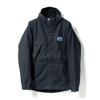 パタゴニア(patagonia)の【新品未使用】 patagonia パタゴニア ワックスド コットン ジャケット フーディ パーカ WAXED COTTON JKT メンズ 26825 【XL/PITCH BLUE】(ダッフルコート)