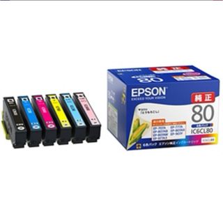 エプソン　インク　純正 カートリッジ  EPSON IC6CL80 (オフィス用品一般)