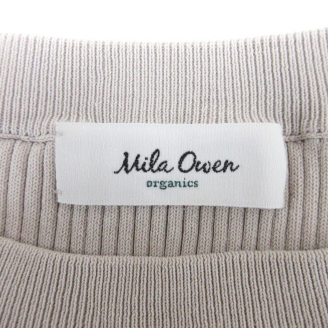 Mila Owen(ミラオーウェン)のミラオーウェン 20SS オーガニック 半袖 リブニット トップス カットソー レディースのトップス(カットソー(半袖/袖なし))の商品写真