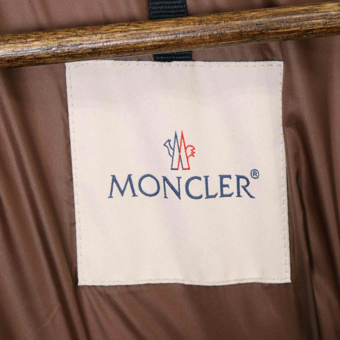 MONCLER(モンクレール)のモンクレール GRENELLE レザー ダウンジャケット 1A001 29 50118 メンズ ブラウン MONCLER 【中古】 【アパレル・小物】 メンズのジャケット/アウター(その他)の商品写真