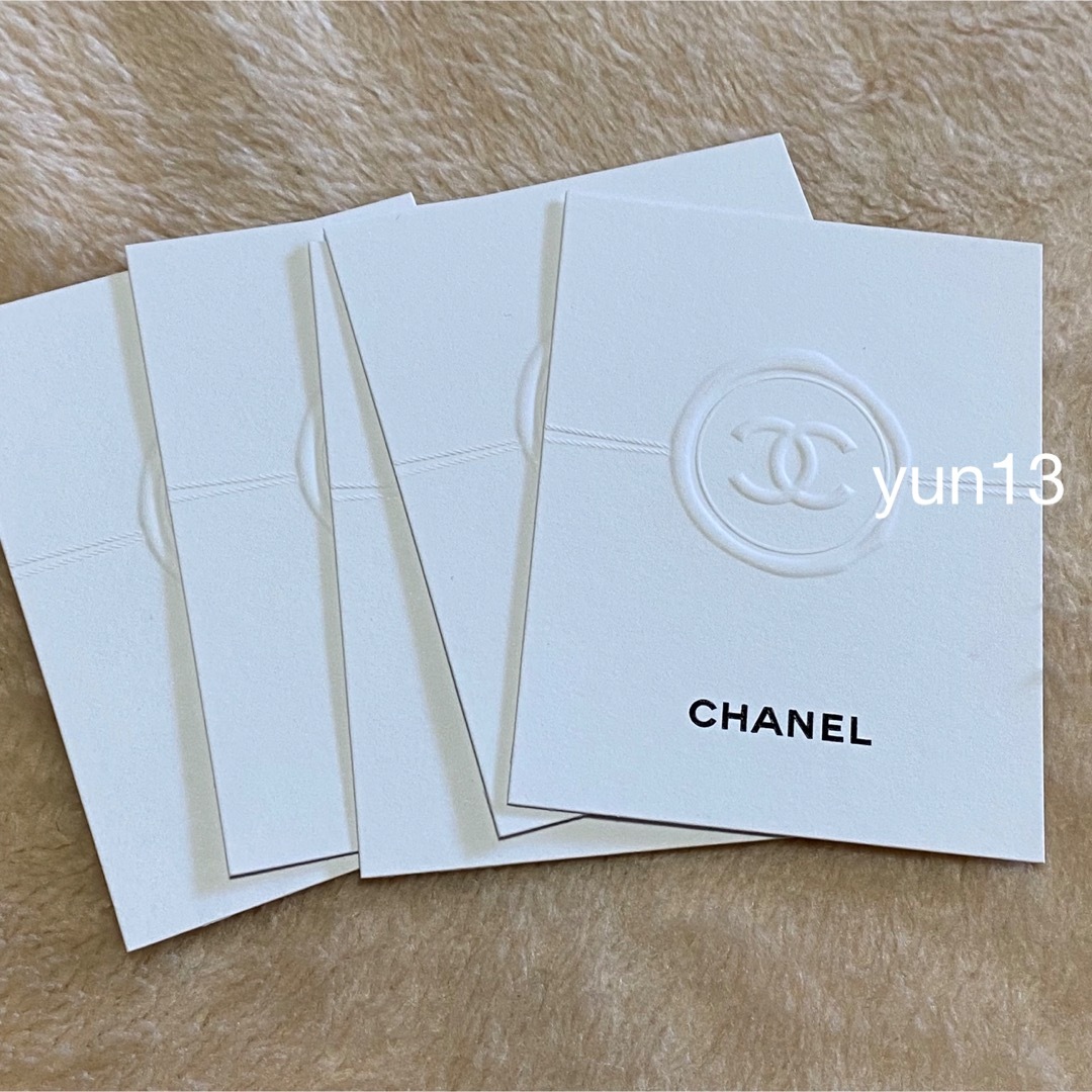 CHANEL(シャネル)のCHANEL ムエット 5枚セット カード エンタメ/ホビーのコレクション(ノベルティグッズ)の商品写真